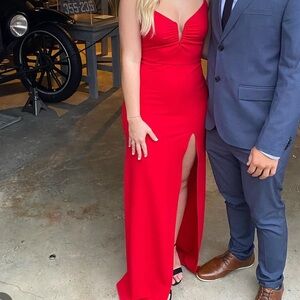 Windsor Red Evening Gown